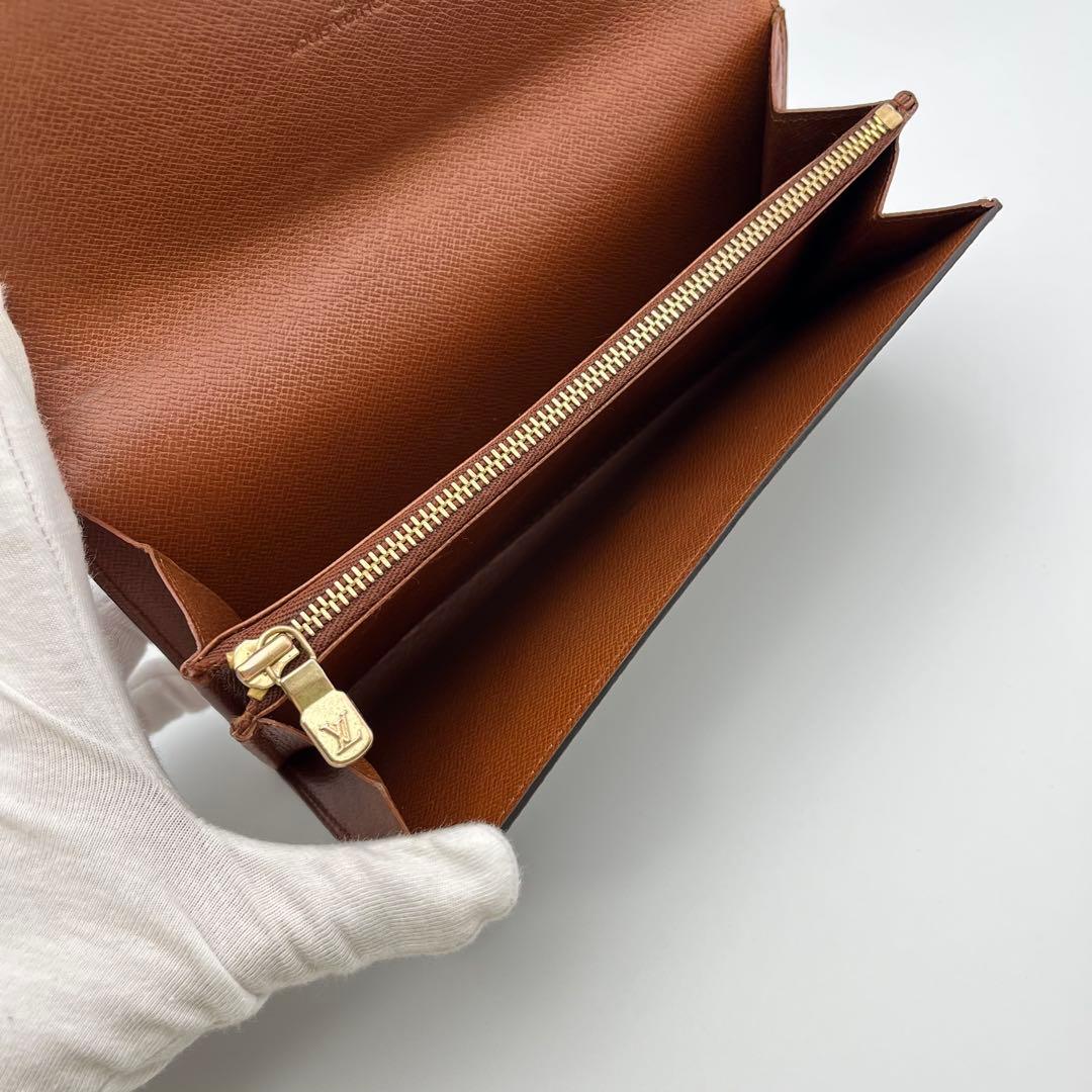 ✨極上美品✨ルイヴィトン モノグラム ポシェット ポルトモネ 旧サラ 長財布