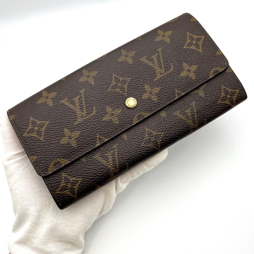 ✨極上美品✨ルイヴィトン モノグラム ポシェット ポルトモネ 旧サラ 長財布