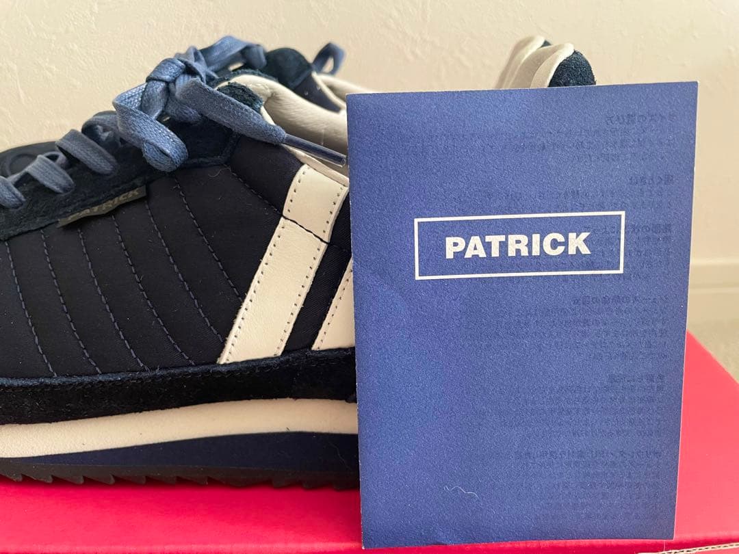 新品未使用　PATRICK ネイビー 38スニーカー