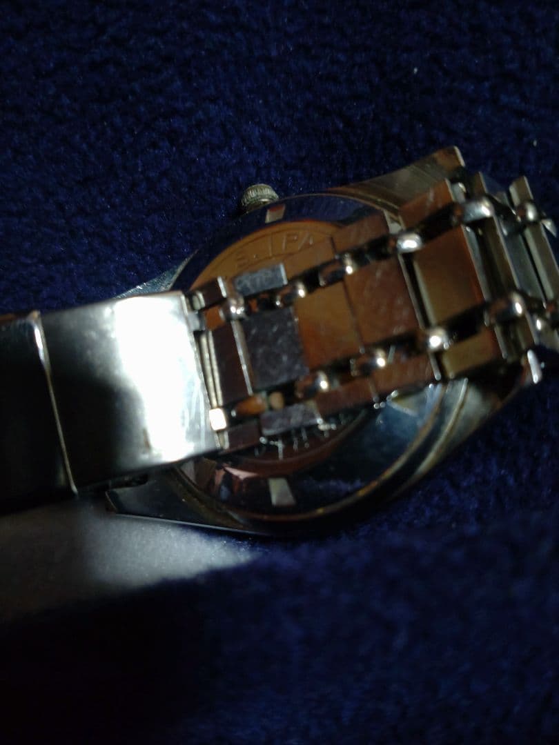 シチズンセブンスターデラックス　フルオリジナル 希少　ブラック文字盤