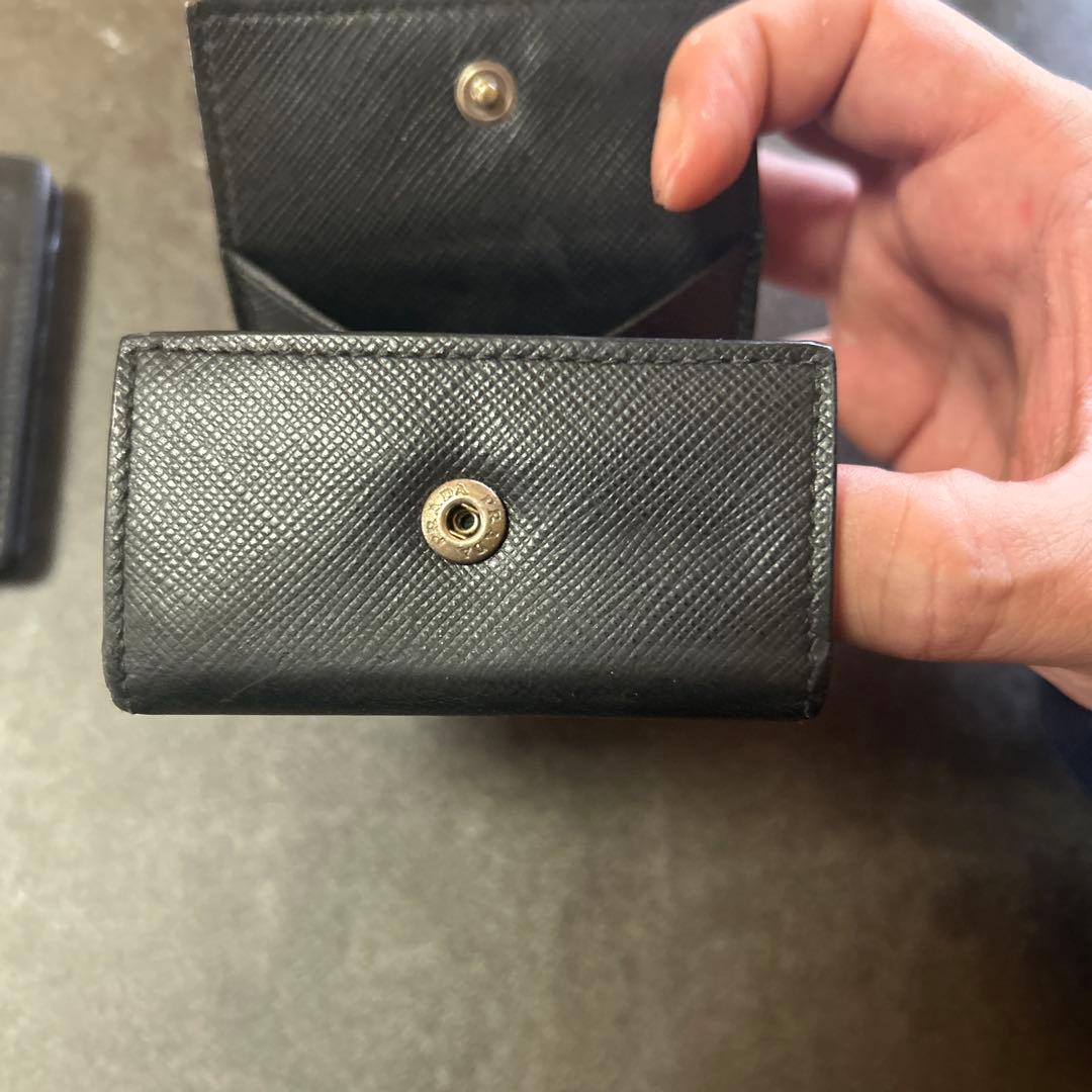 PRADAマネークリップ、小銭入れセット