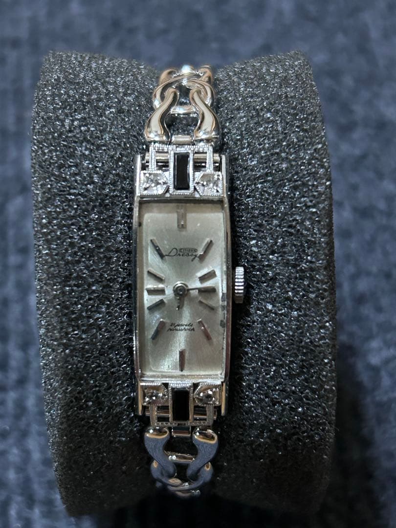 シチズンDrcssy手巻き時計 D40018シルバーK14WGケース