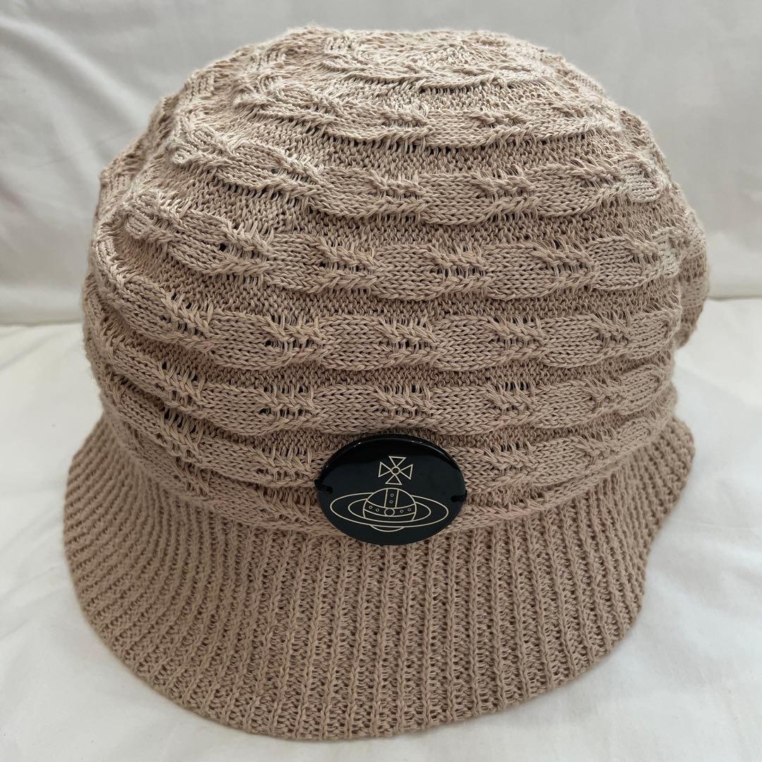 希少Vivienne Westwood日本製 オーブ 付 メッシュ クロッシェ