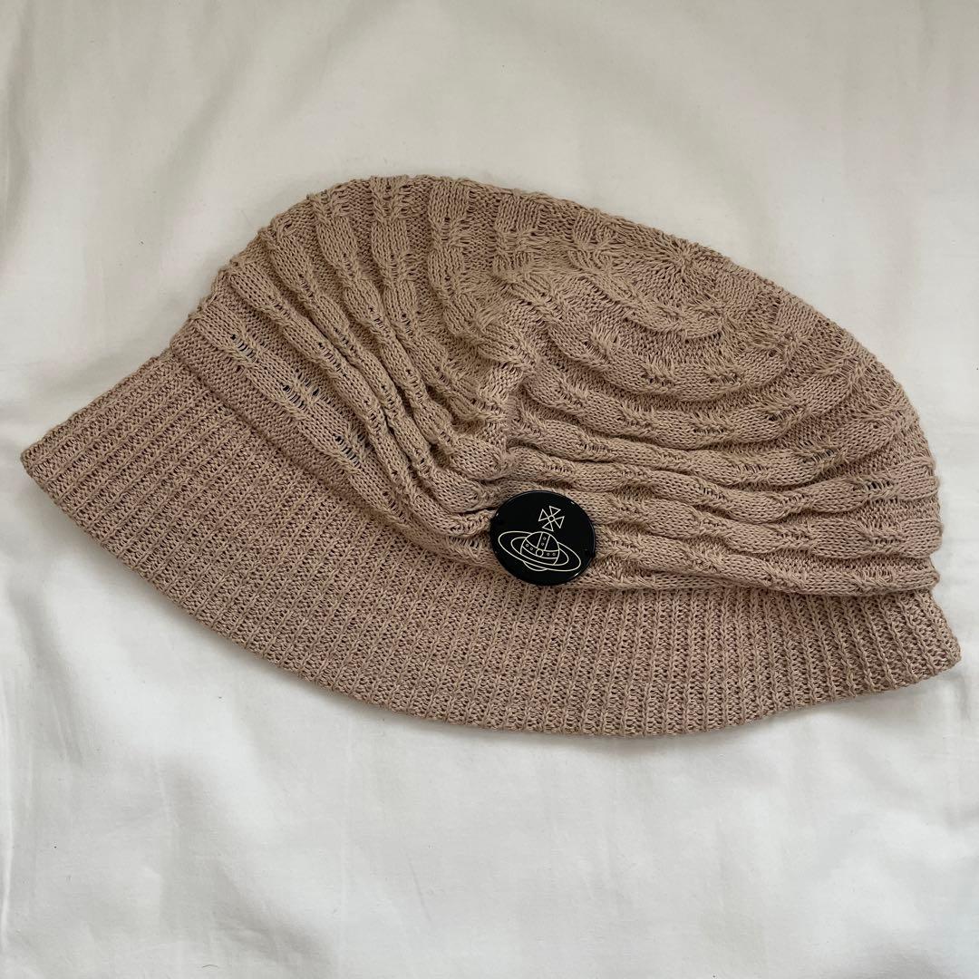 希少Vivienne Westwood日本製 オーブ 付 メッシュ クロッシェ