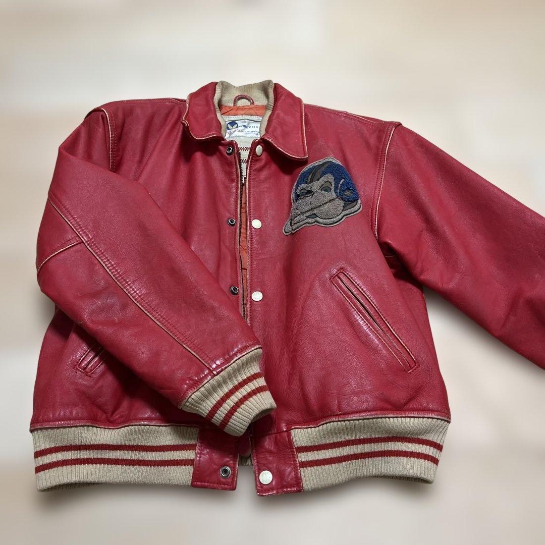 AVIREX U.S.A. レザー スタジャン