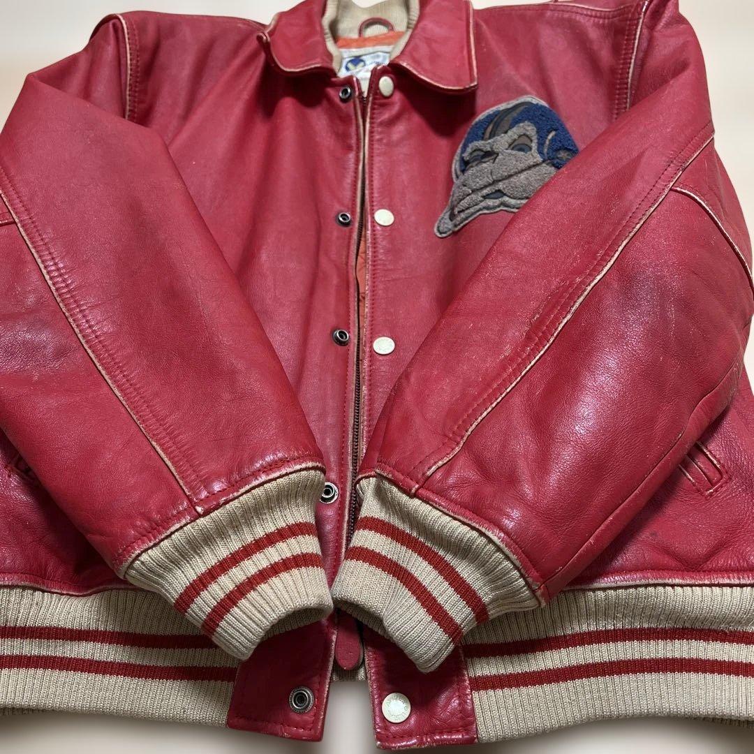 AVIREX U.S.A. レザー スタジャン