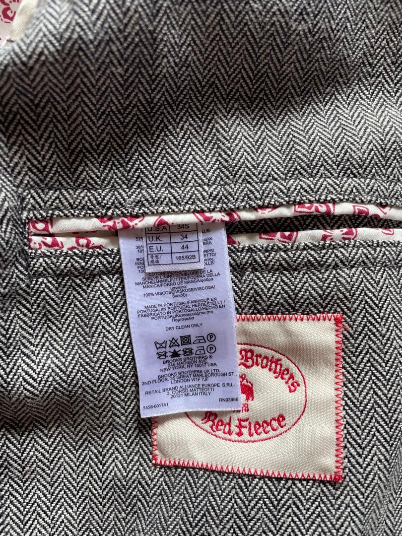 ブルックスブラザーズ スーツ ヘリンボーン