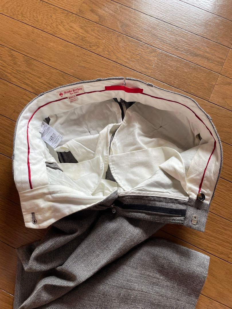 ブルックスブラザーズ スーツ ヘリンボーン