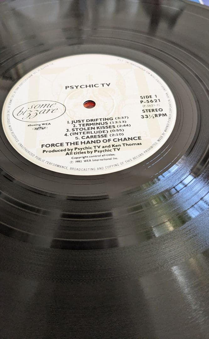 Psychic TV Force The Hand Of Chance　2LP