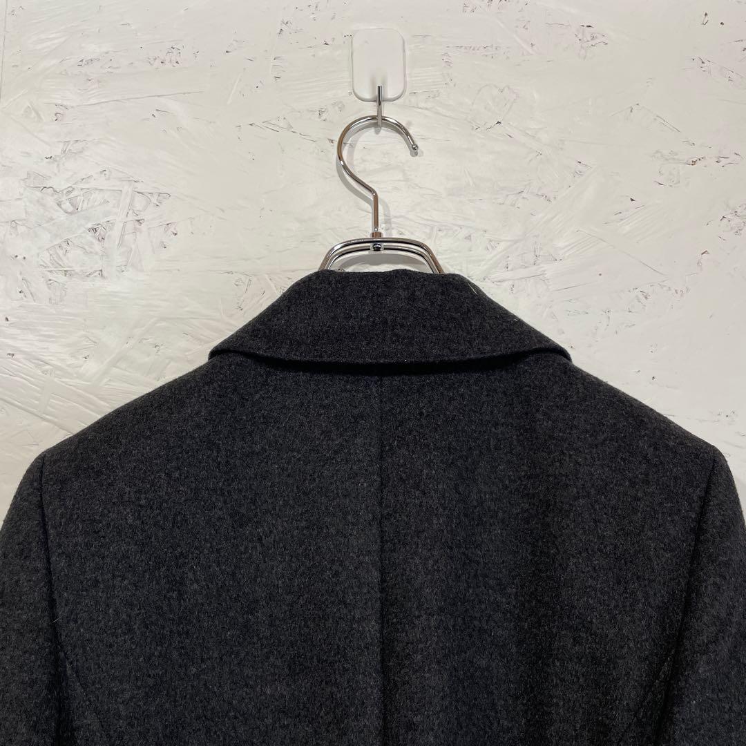 高級 日本製　カシミヤ100%【LANVIN】チェスターコート　グレー　38