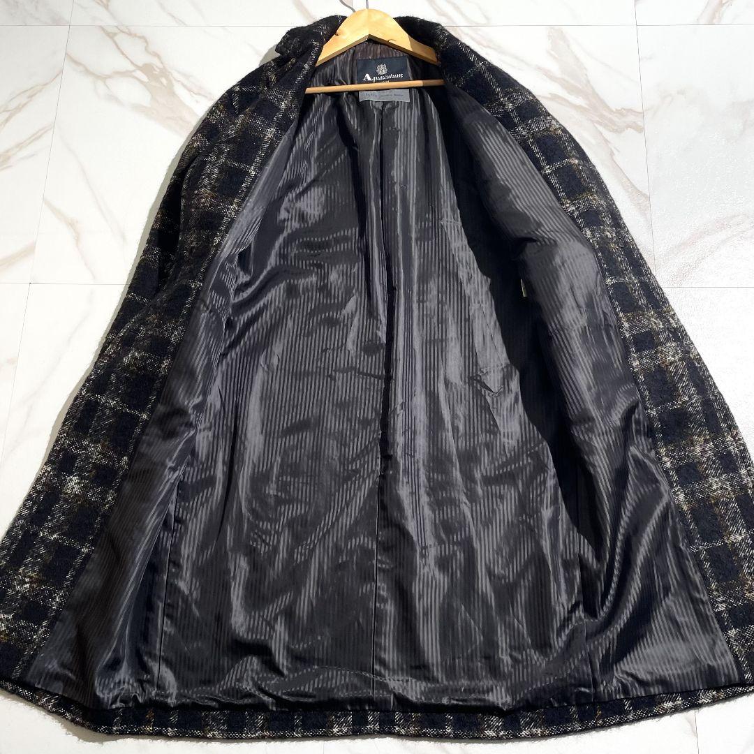 aquascutum アクアスキュータム チェスターコート アルパカ ウール