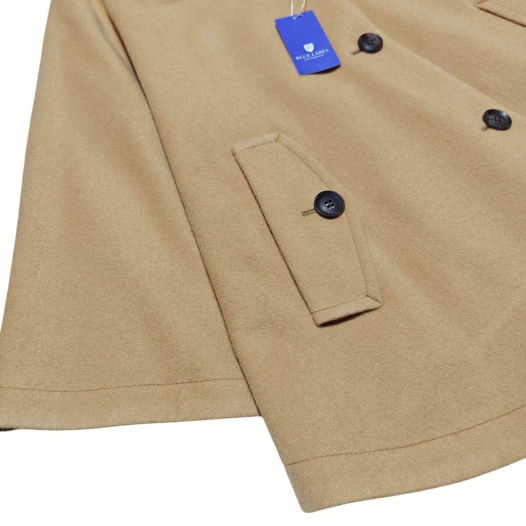 新品未使用　ブルーレーベルクレストブリッジ　ベージュ ウール混合 ポンチョ