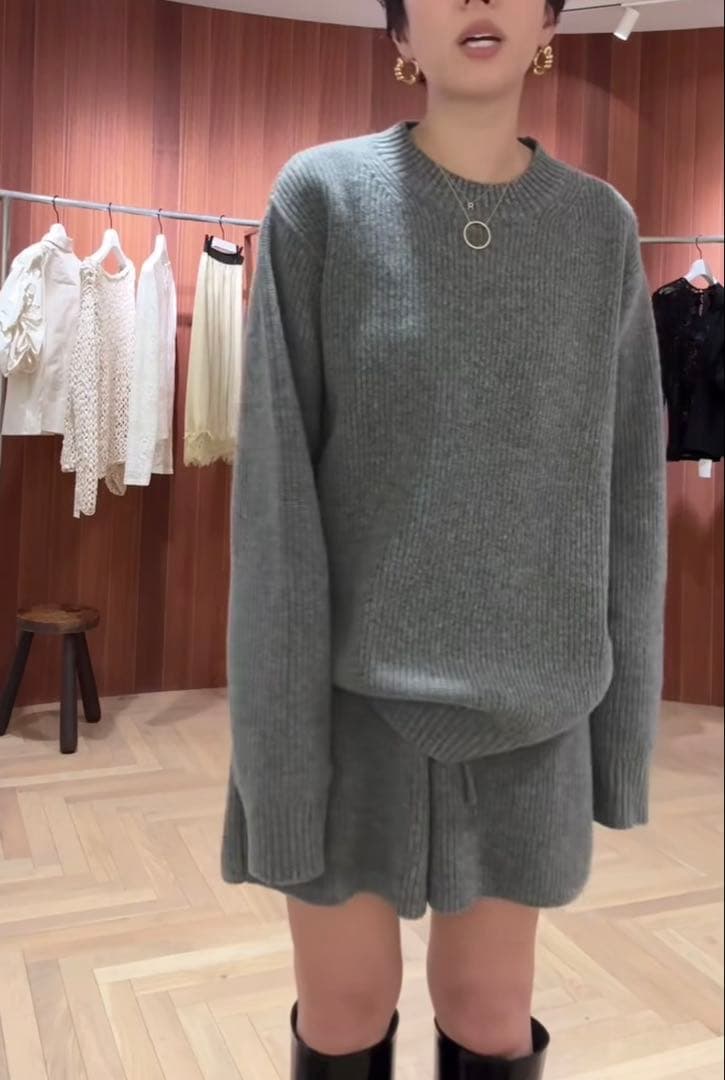 マチャット machatt ラムズウール ショートパンツ