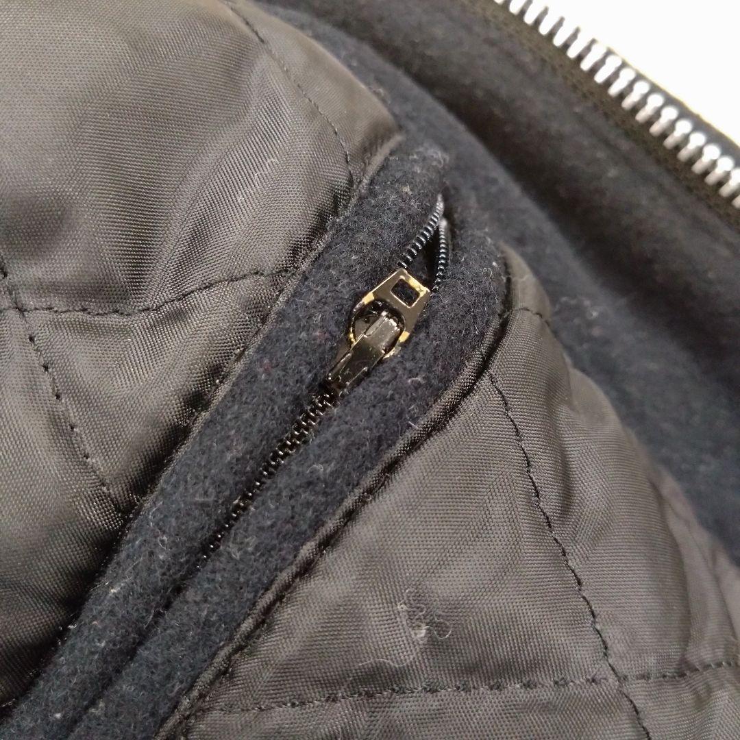 STUSSY スタジャン ブラック/レザー