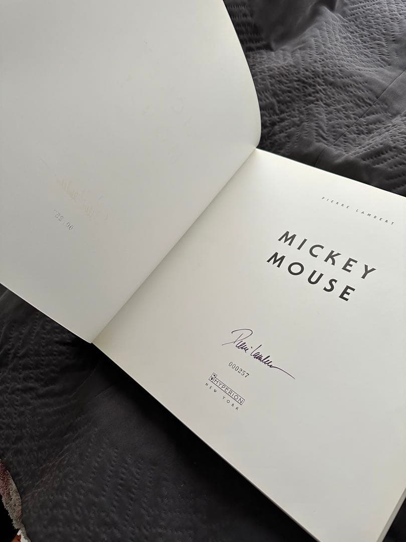 MICKEY MOUSE 洋書　Pierre Lambert