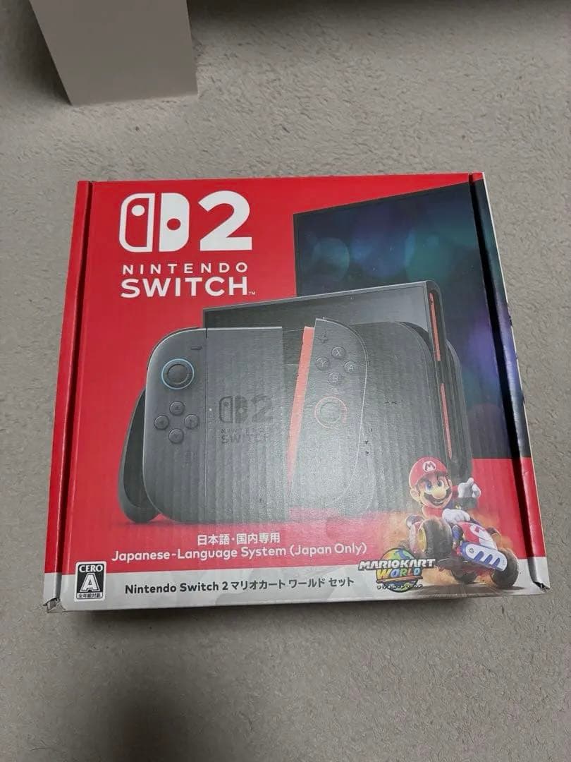 Nintendo Switch 2 付属品完備　国内版　マリカ無