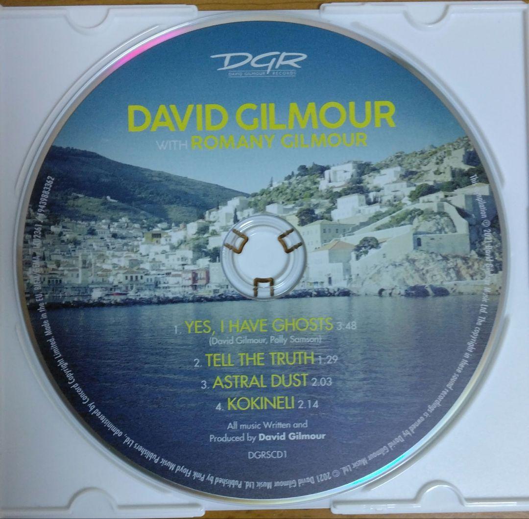 デヴィッド・ギルモア / 直筆サインCDと小説本 / DAVID GILMOUR