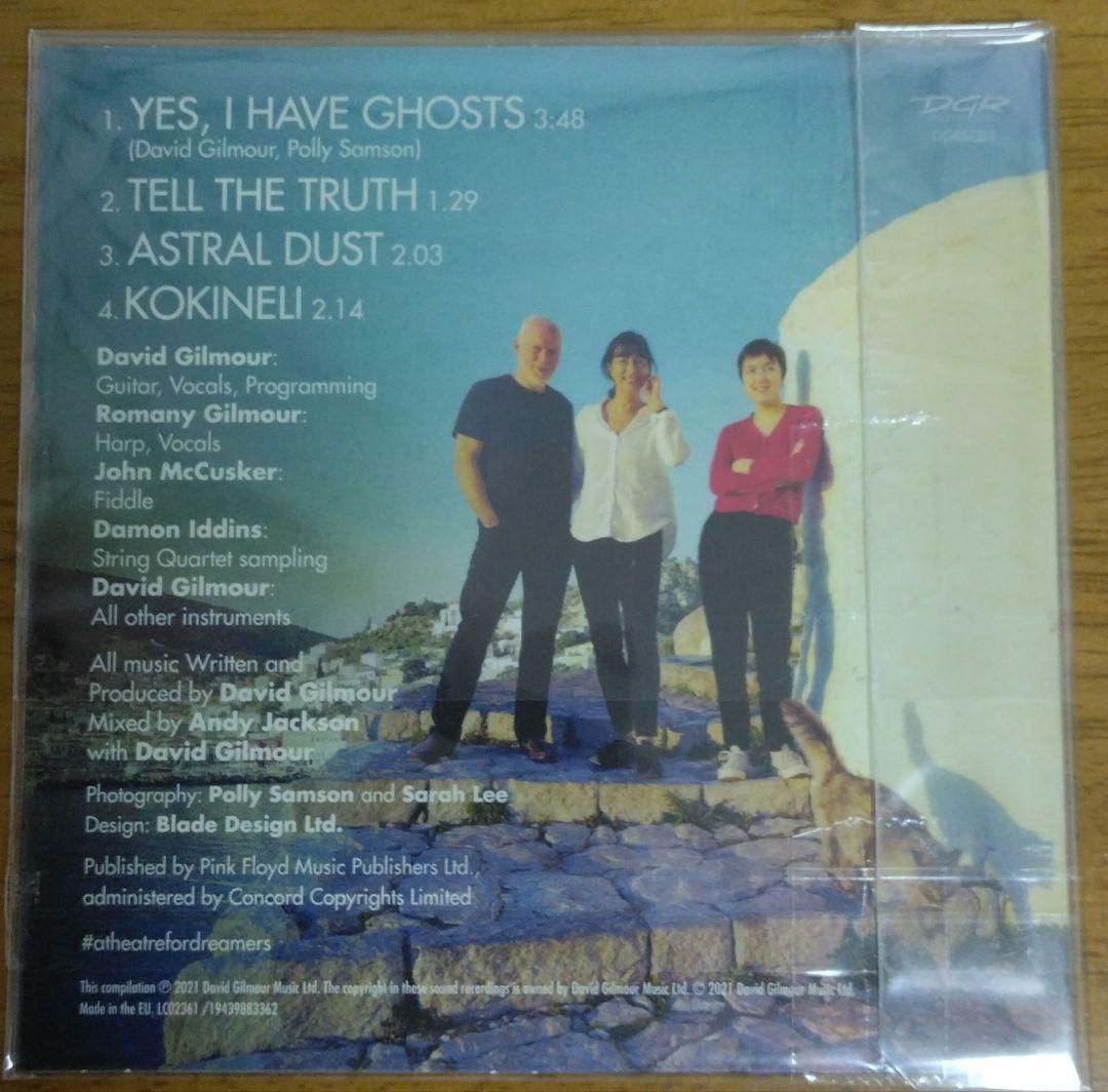 デヴィッド・ギルモア / 直筆サインCDと小説本 / DAVID GILMOUR