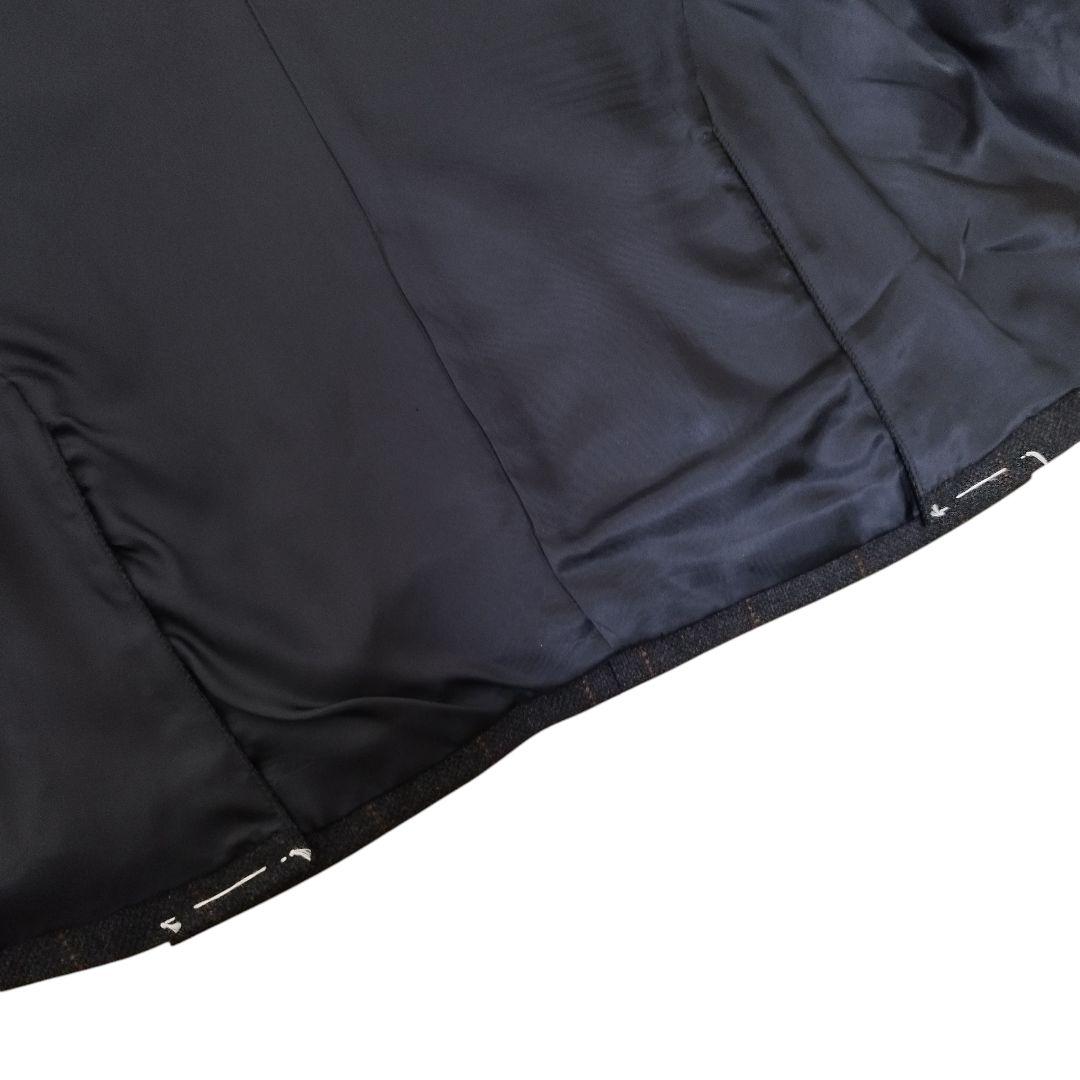 定価9万 新品タグ付 ダーバン ロロピアーナ ウールカシミヤ格子柄JK