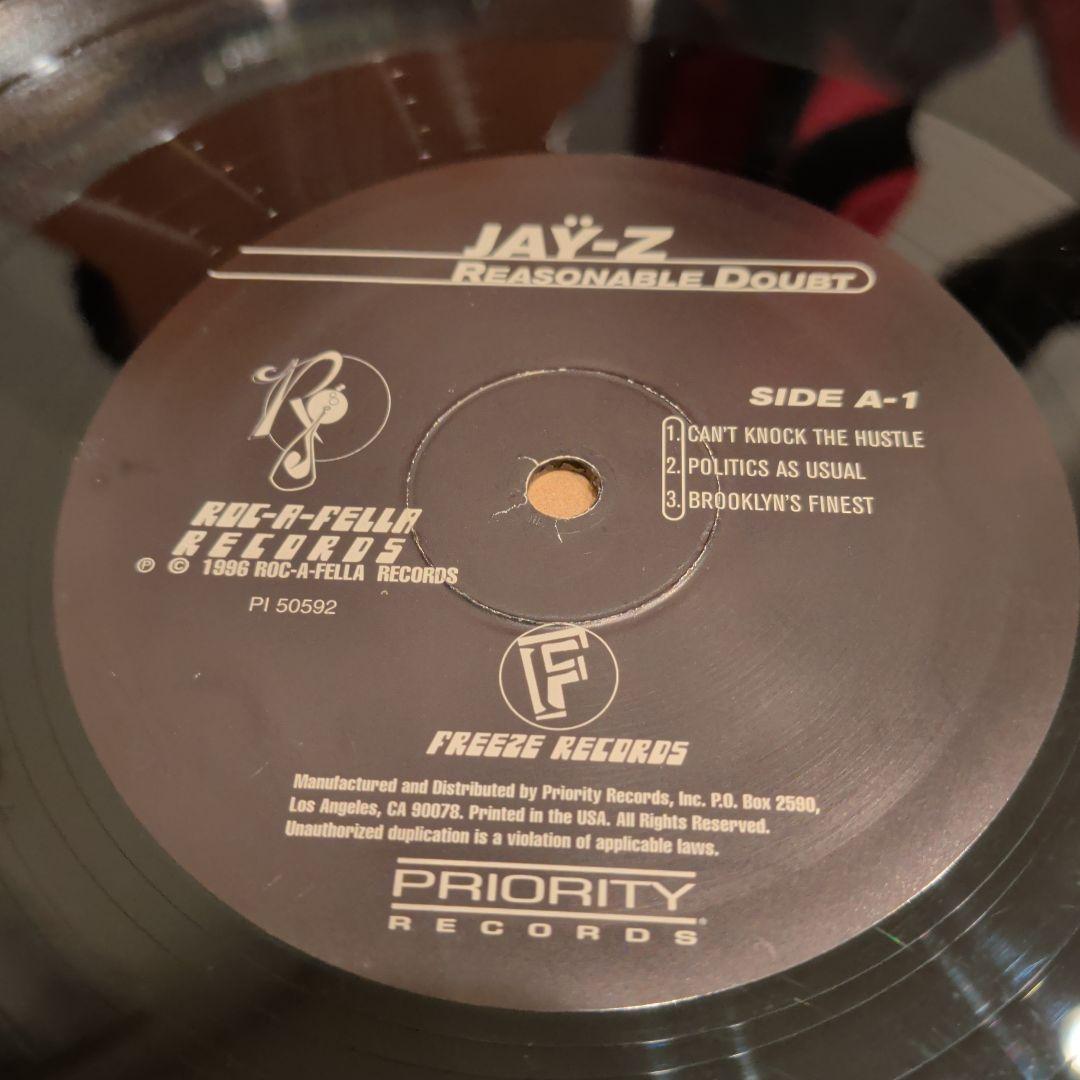 JAY-Z REASONABLE DOUBT ORIGINAL 2LP レコード