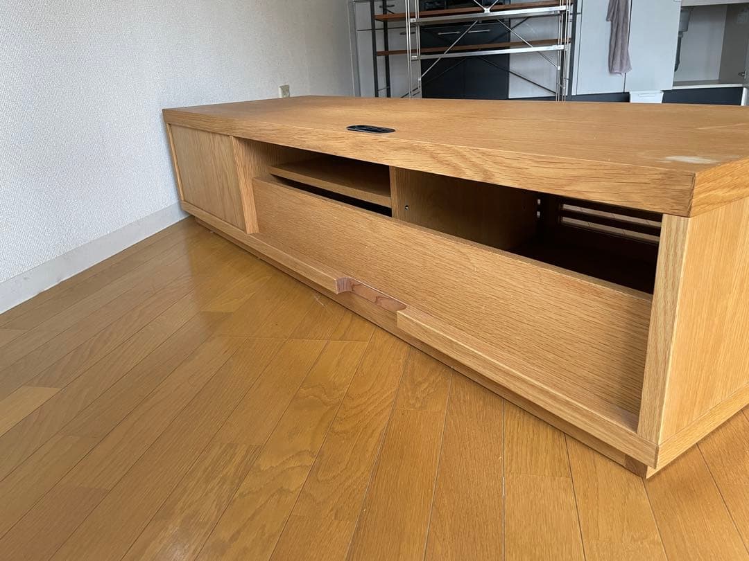BRUNCH 木製スリットデザインテレビボード