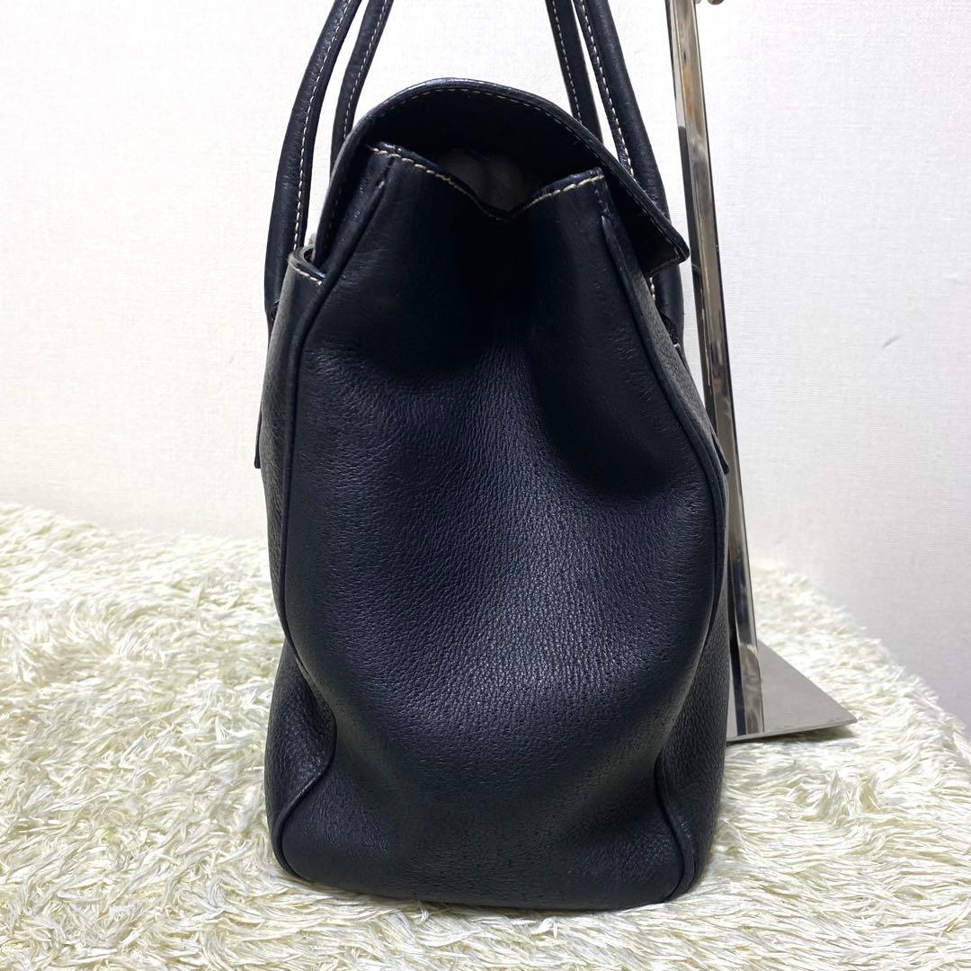 美品✨ Ferragamo フェラガモ ガンチーニ トートバック シボ革 A4可