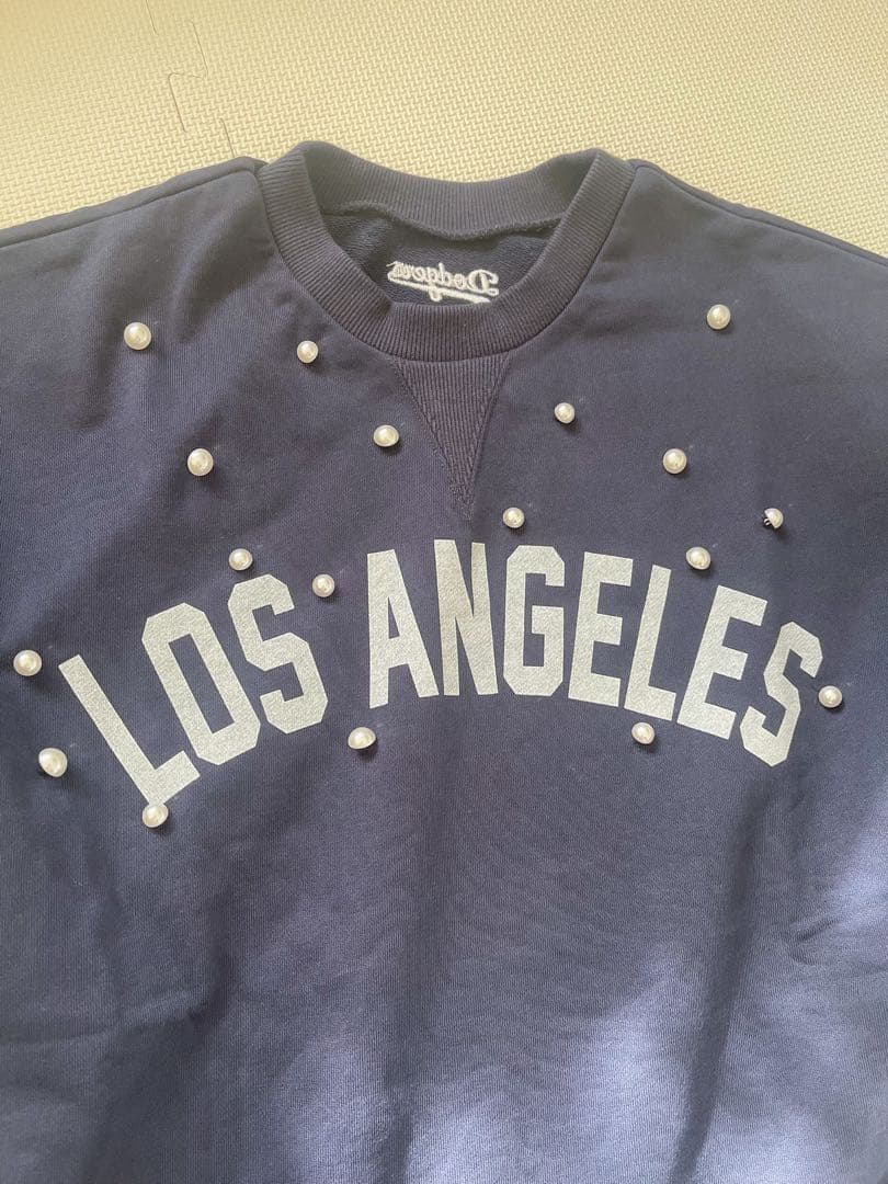 ◉在庫処分価格❗️CADUNE<MLB別注>パールスウェット