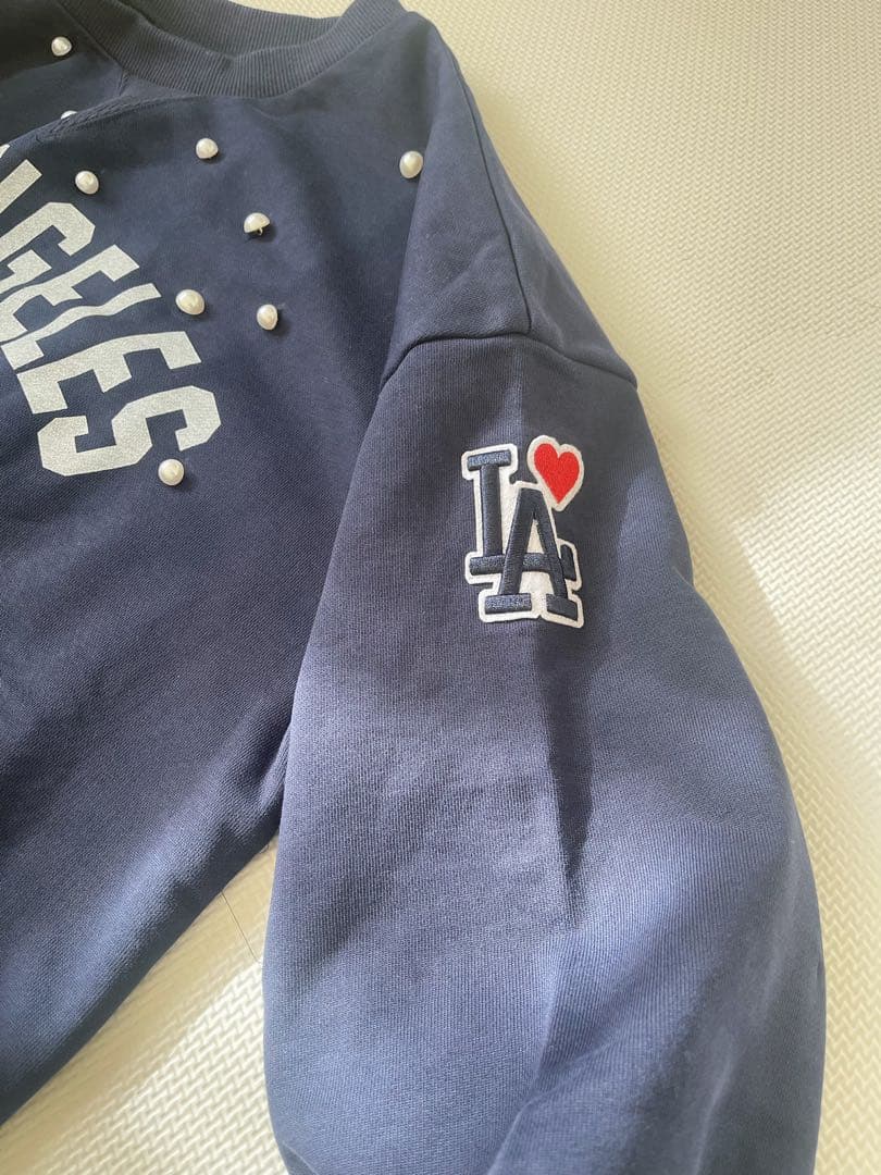 ◉在庫処分価格❗️CADUNE<MLB別注>パールスウェット