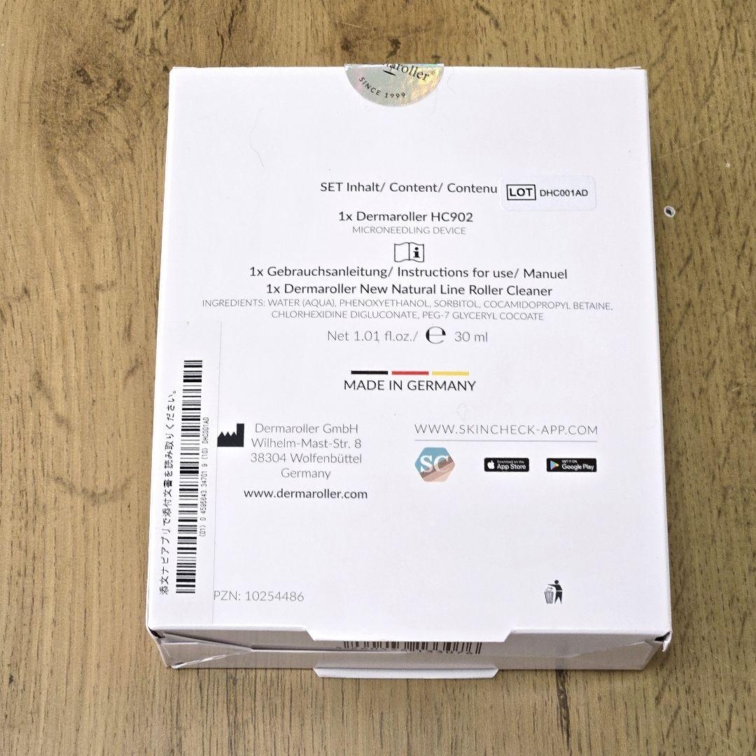 【新品】ダーマローラーHC902 クリーナーセット dermaroller