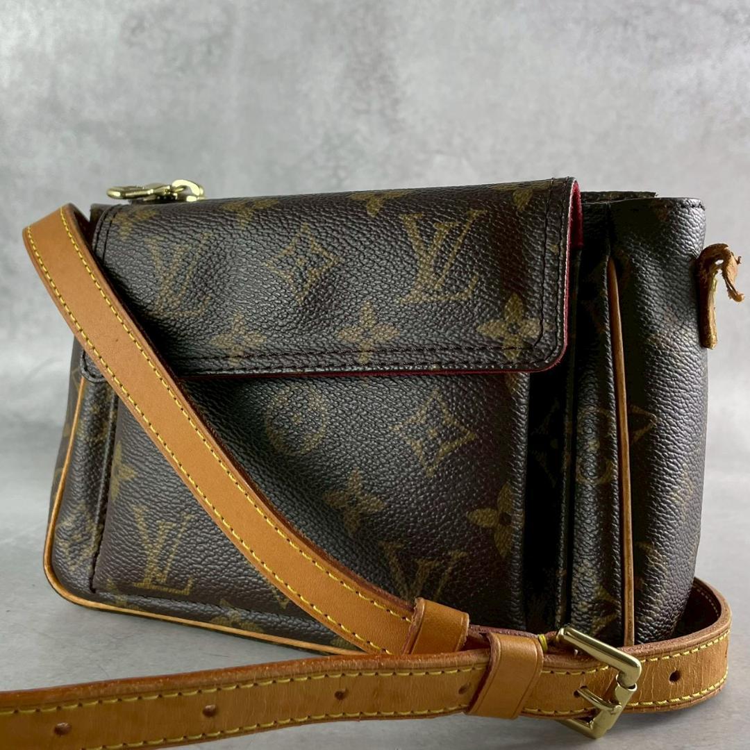 訳あり美品 ルイヴィトン ショルダーバッグ ヴィバシテ モノグラム M51165