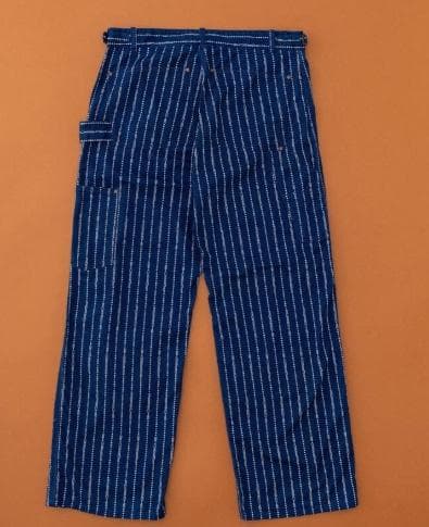 ちょすけ　新品　PORSCHE × POGGY　藍染ワークパンツ