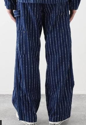 ちょすけ　新品　PORSCHE × POGGY　藍染ワークパンツ