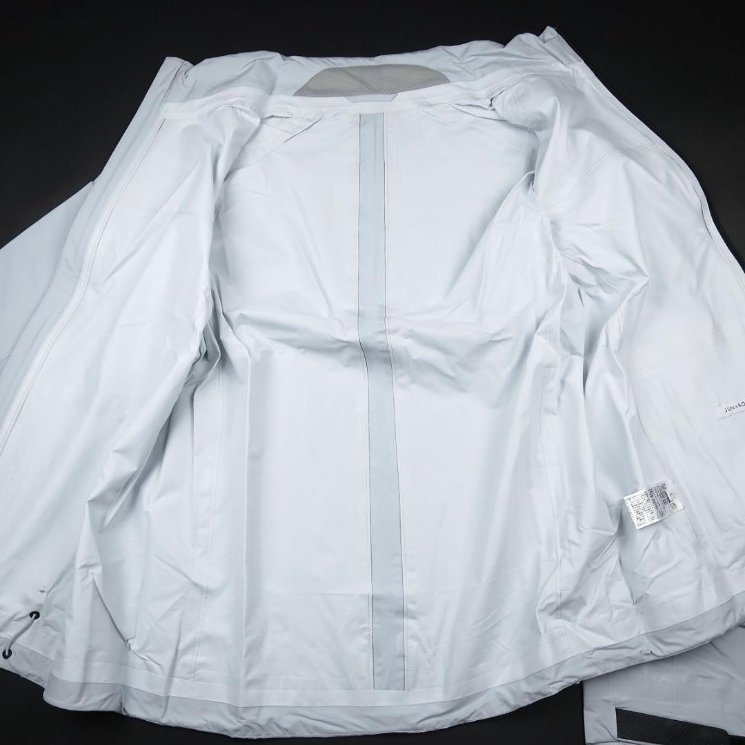 JUN&ROPE 【防水】【透湿】【耐水】ゴルフ レインウェア L ライトグレー