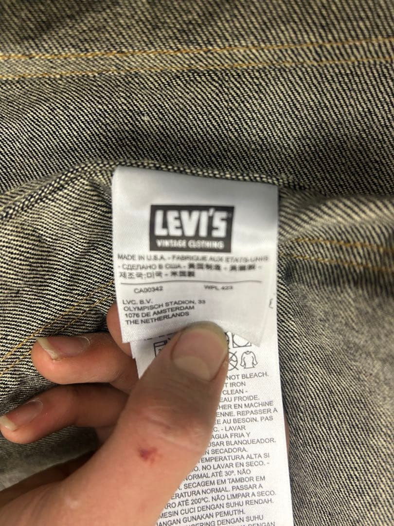 LVC 1880年 トリプルプリーツブラウス リーバイス　M