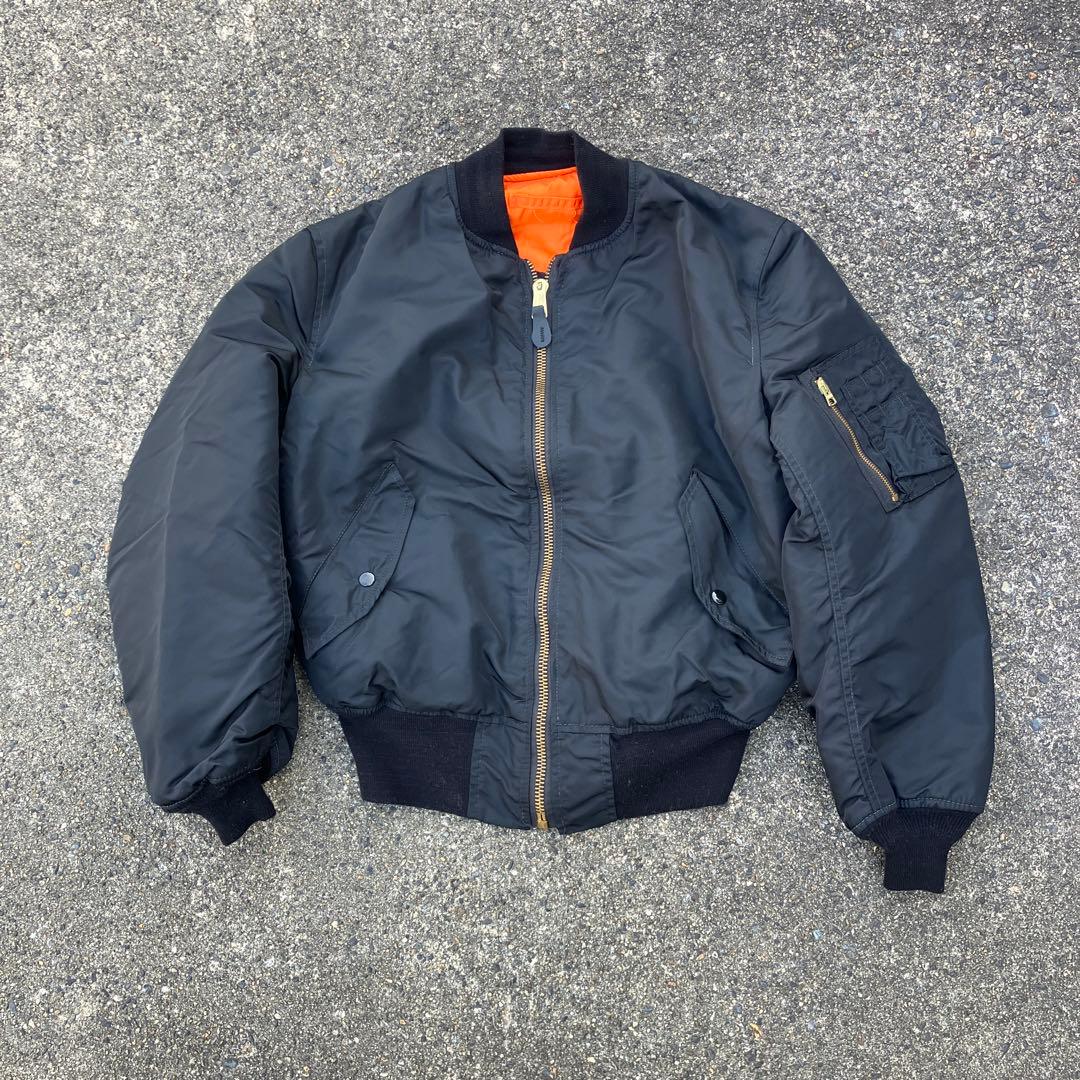 Alpha industries MA-1 ブラック　usa製