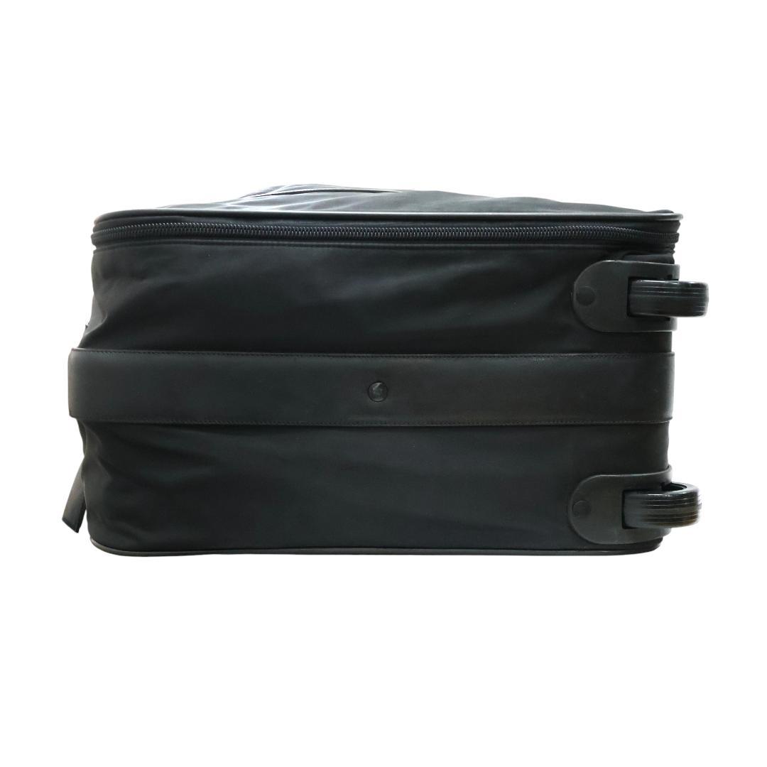 美品 PRADA プラダ キャリーバッグ ボストンバッグ 2way 3角ロゴ 黒