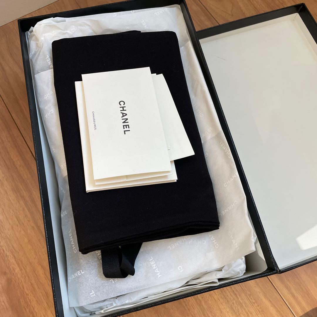 【美品】CHANEL バレエシューズ ブラック 36.5