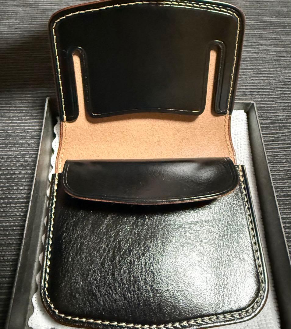 6t leather works ショート トラッカーウォレット　茶芯