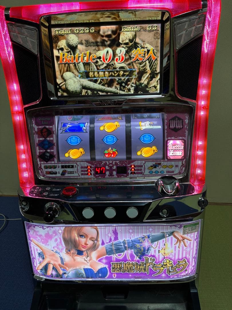 パチスロ実機 悪魔城ドラキュラ　アンジェラパネル