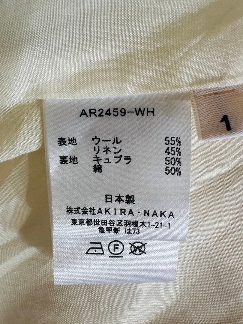AKIRANAKA sesilia linen ジャケット