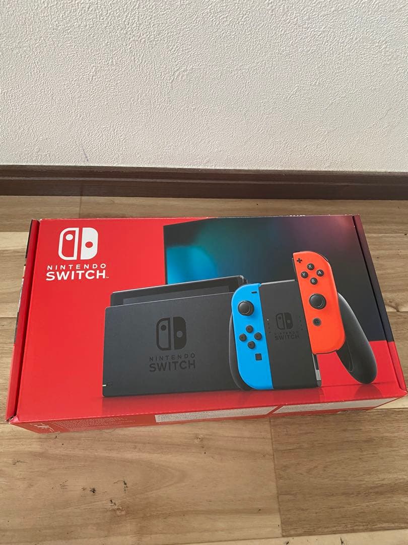 【新品未使用】Nintendo Switch 本体　青/赤