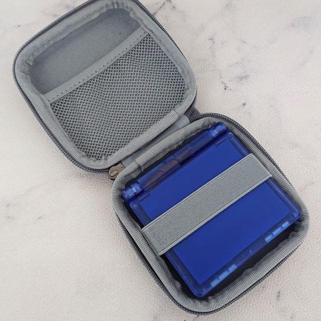 ANBERNIC RG35XXSP クリアブルー ボタン換装済み