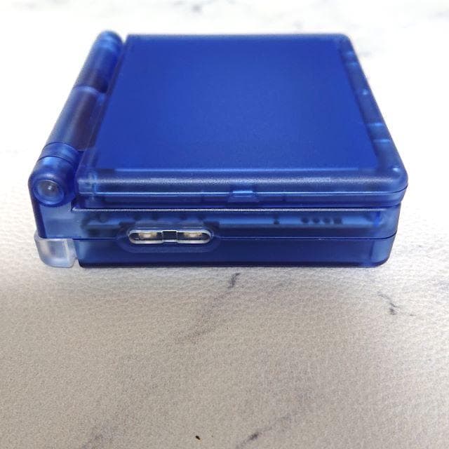 ANBERNIC RG35XXSP クリアブルー ボタン換装済み