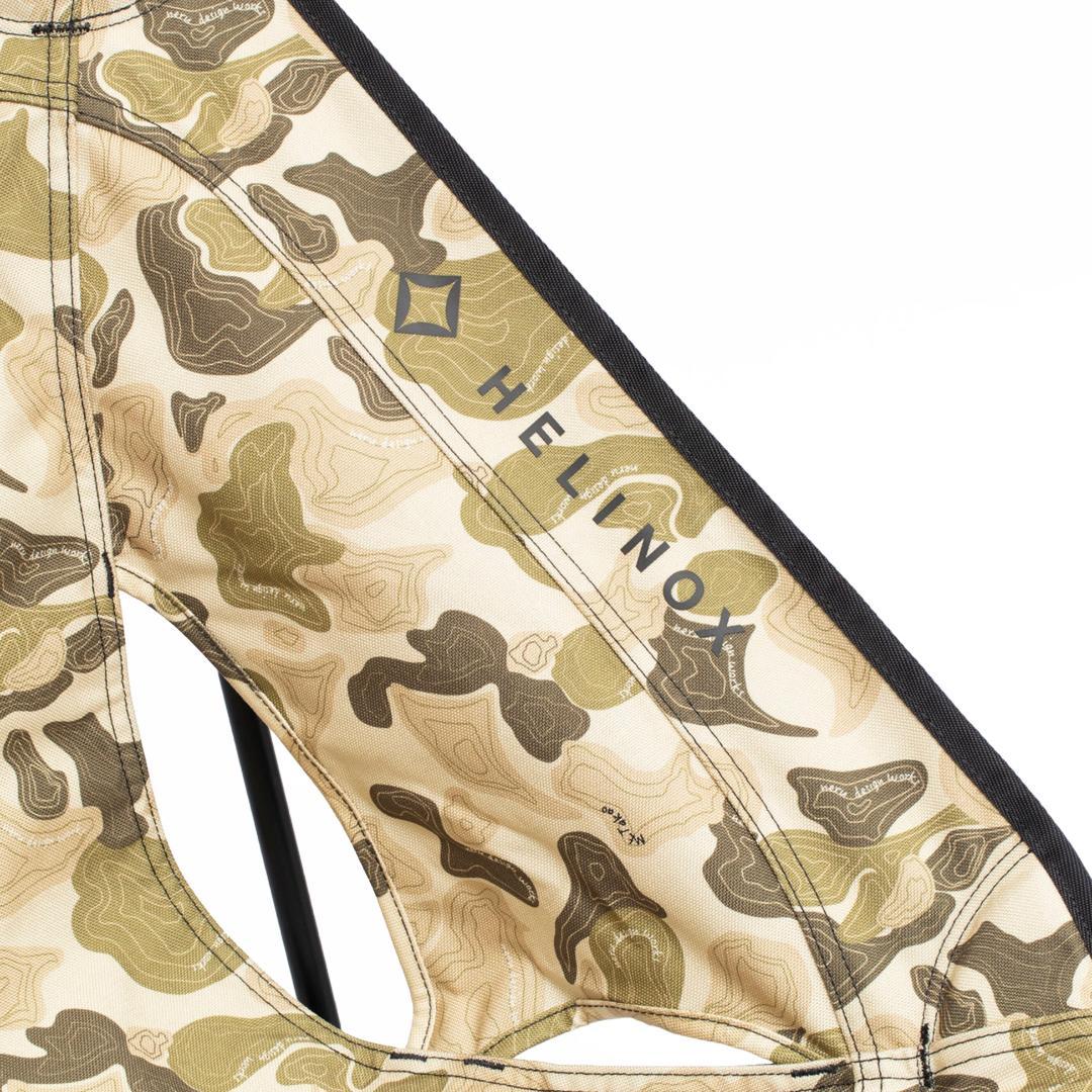 ネルデザインワークス Helinox チェアワン (Re) TOPOカモ サンド