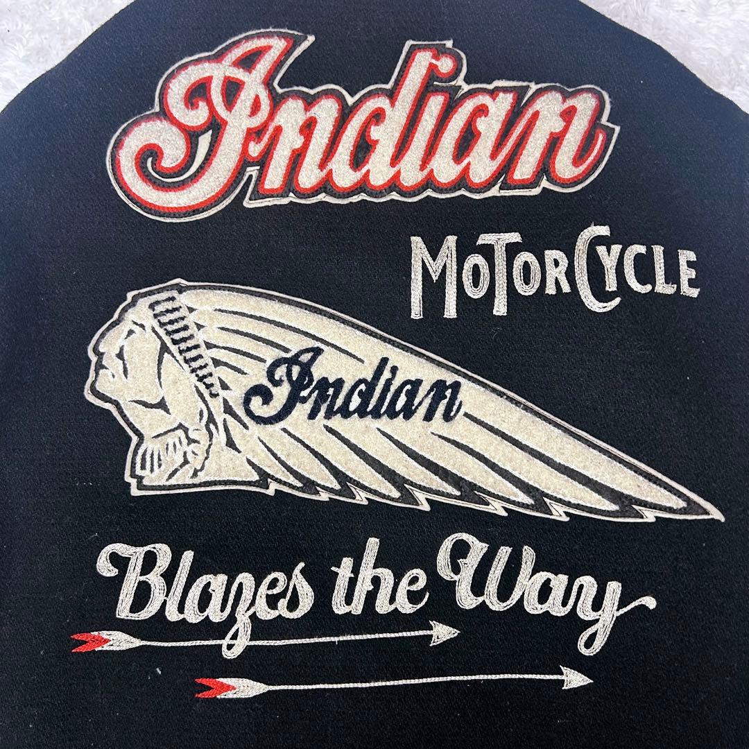 WHITESVILLE スタジャン インディアンモーターサイクル フルデコ