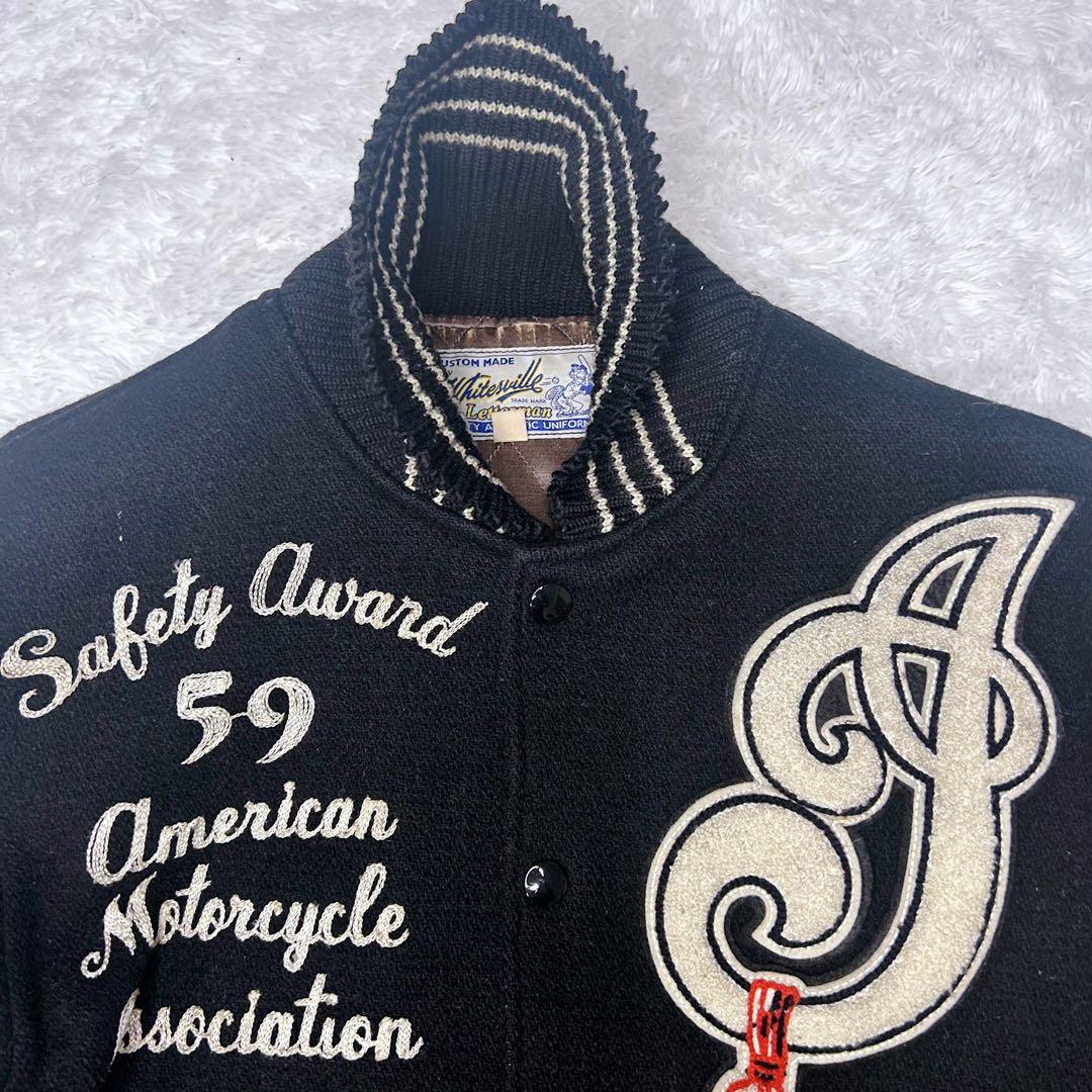 WHITESVILLE スタジャン インディアンモーターサイクル フルデコ