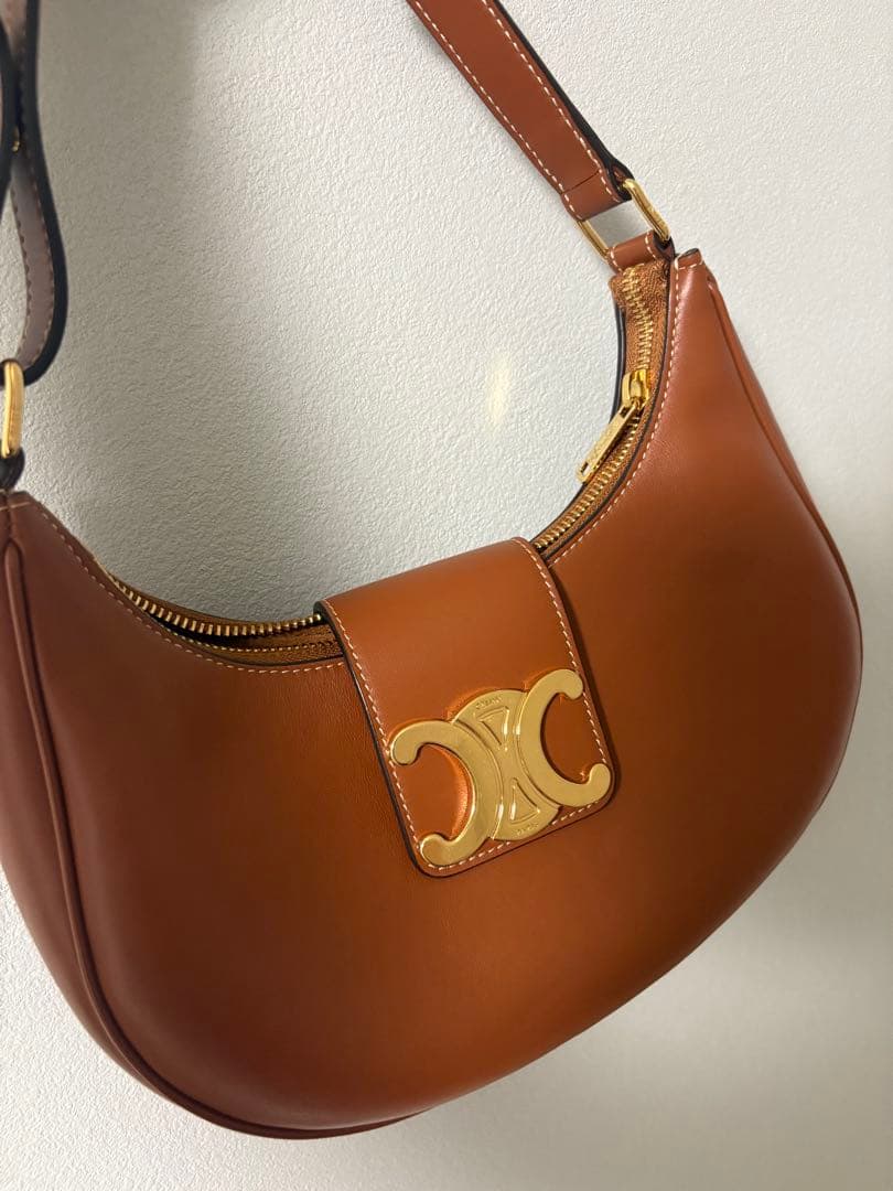 Celine ブラウン ショルダーバッグ