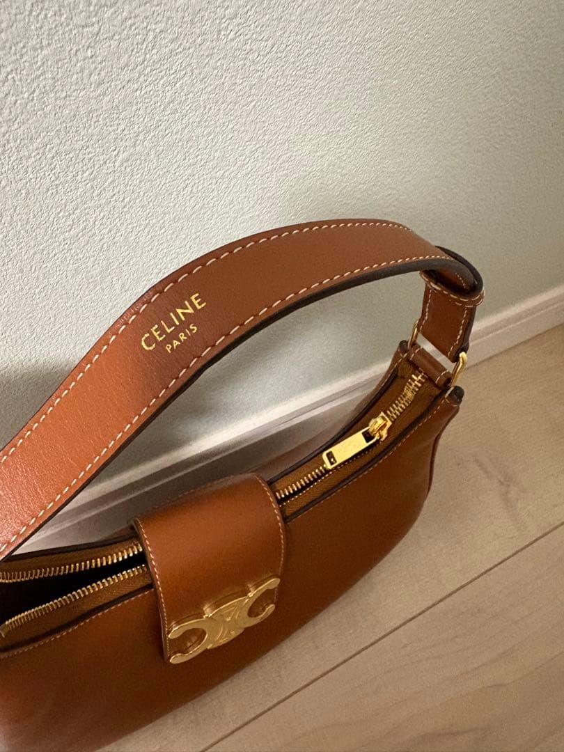 Celine ブラウン ショルダーバッグ