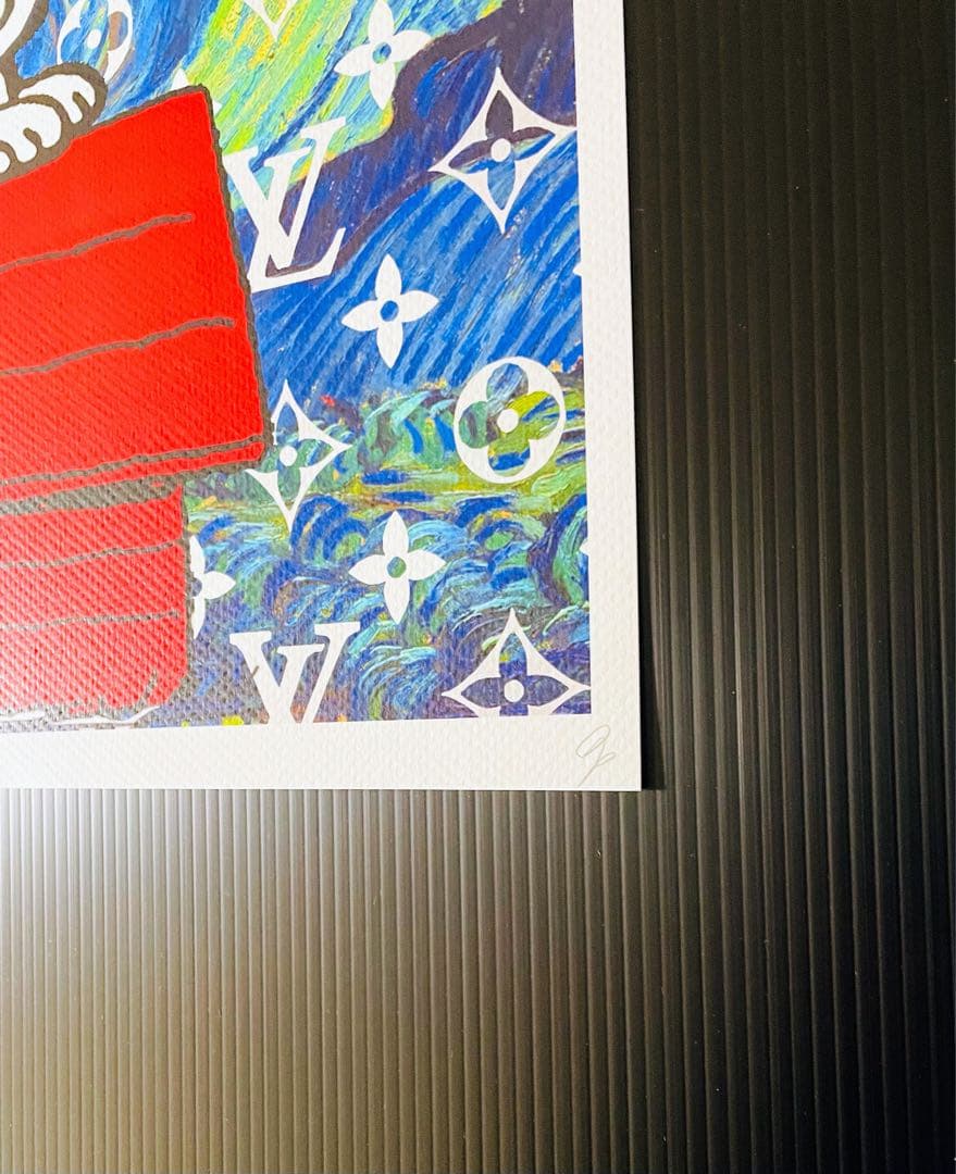 DEATH NYC/アートポスター/スヌーピー /ウッドストック/星月夜/AP