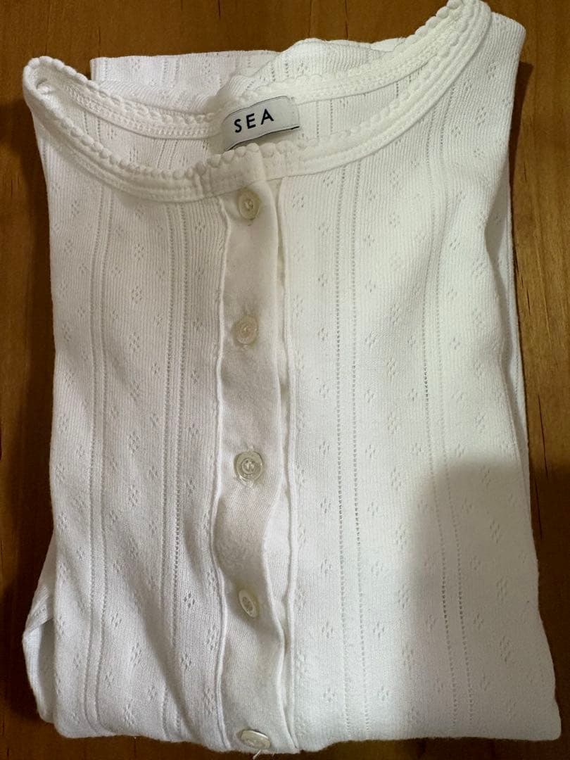 トップス SEA HENLEY NECK L/S TEE